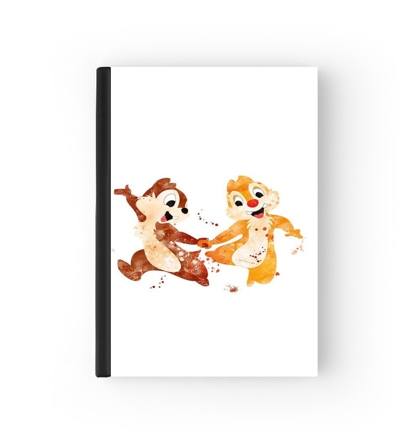  Chip And Dale Watercolor para Personalizable calendario escolar