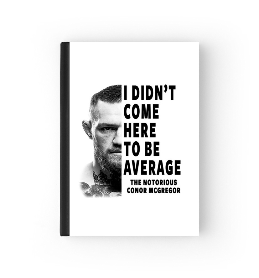  Conor Mcgreegor Dont be average para cubierta de pasaporte