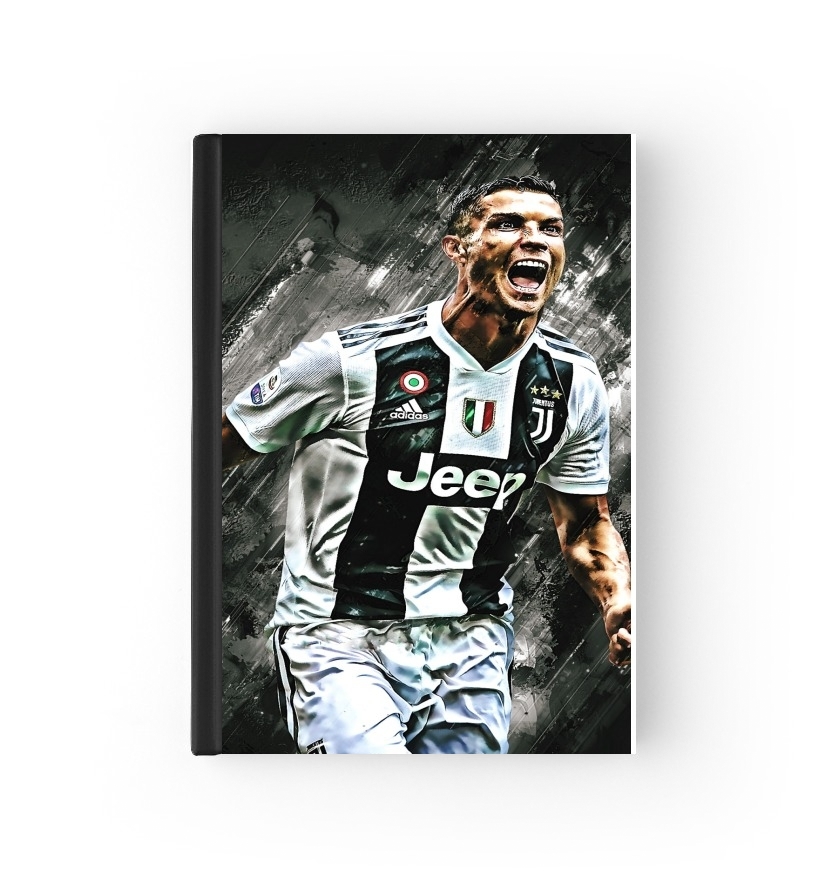  Cr7 Juventus Painting Art para Personalizable calendario escolar