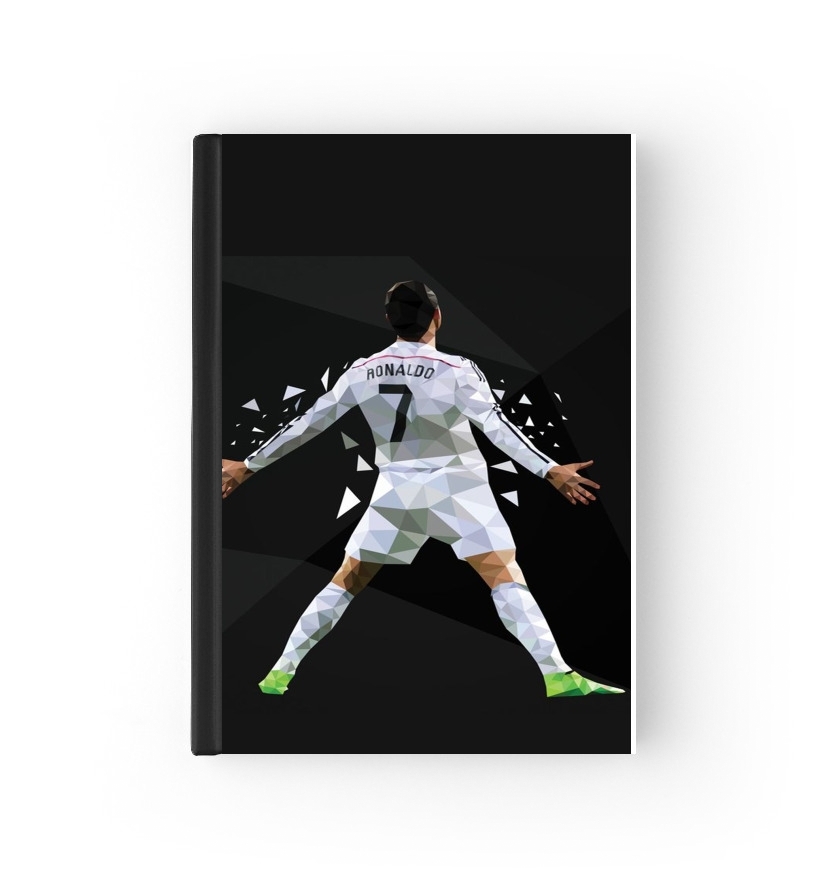  Cristiano Ronaldo Celebration Piouuu GOAL Abstract ART para cubierta de pasaporte