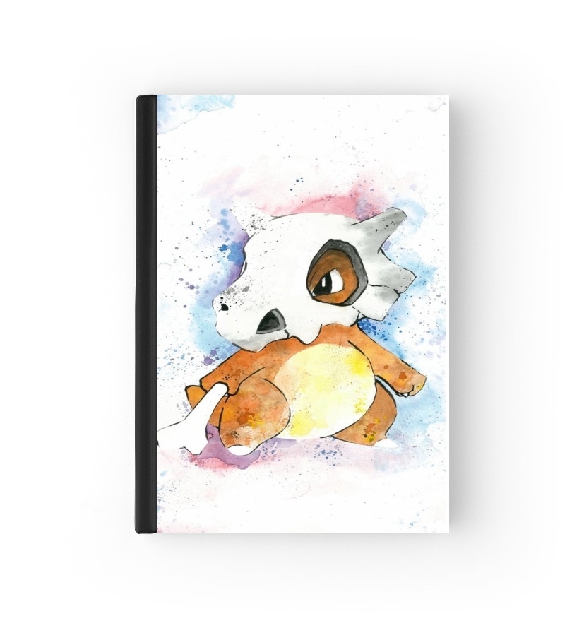  Cubone Watercolor para cubierta de pasaporte