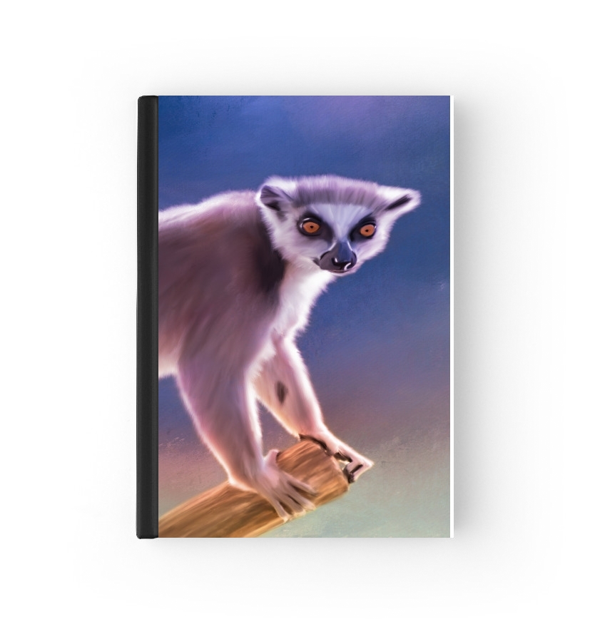  Cute painted Ring-tailed lemur para Personalizable calendario escolar