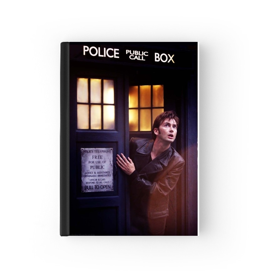  David Tennant Police Box para cubierta de pasaporte