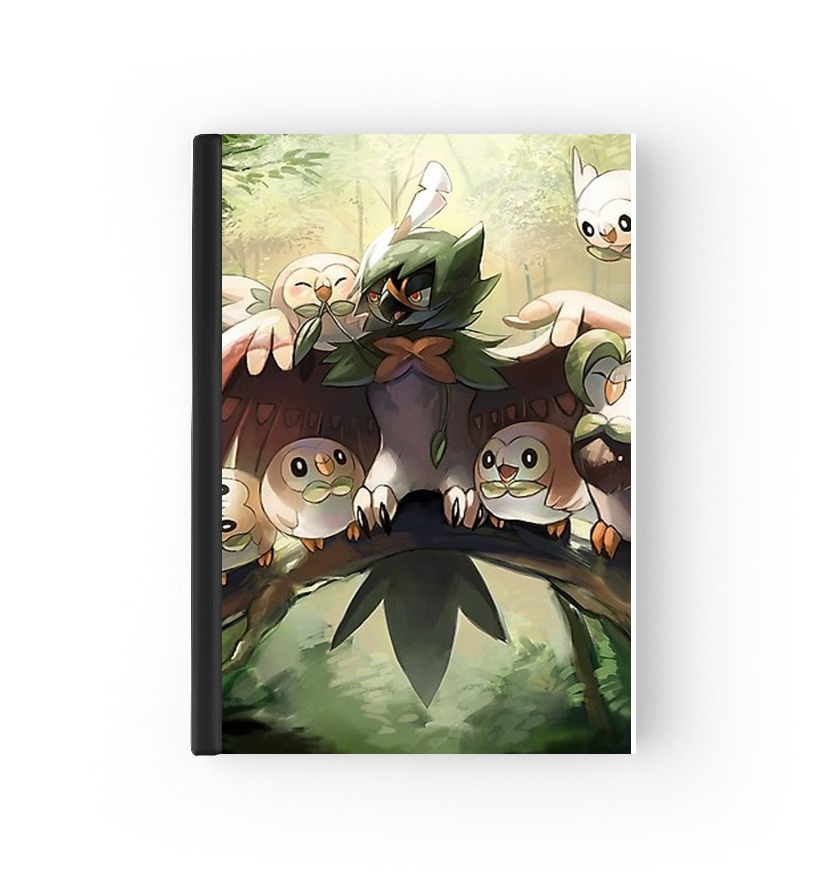  Decidueye Familia Rowlet Dartrix para cubierta de pasaporte