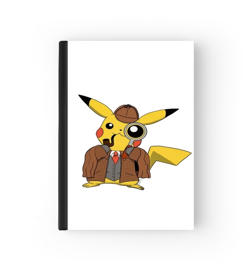  Detective Pikachu x Sherlock para cubierta de pasaporte