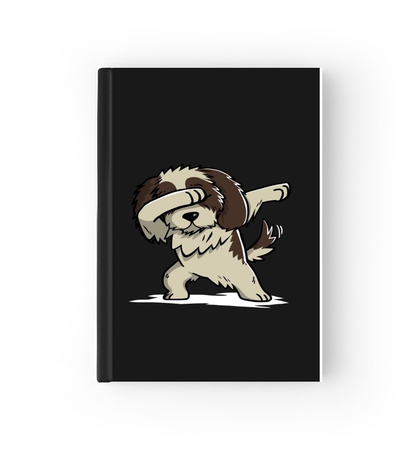  Dog Shih Tzu Dabbing para cubierta de pasaporte