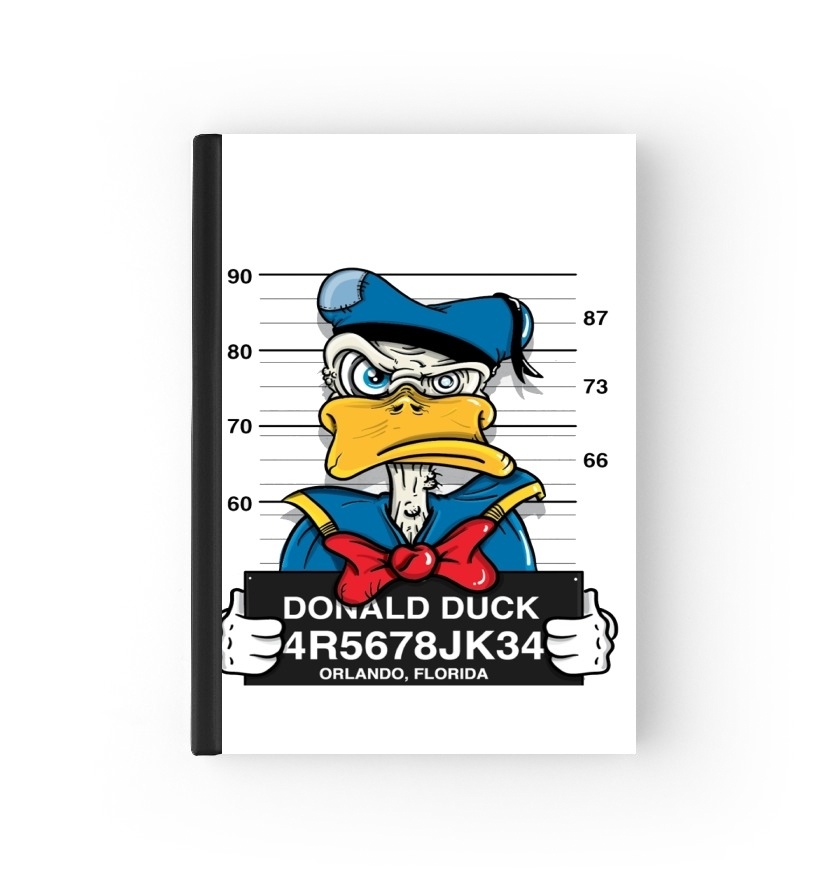  Donald Duck Crazy Jail Prison para cubierta de pasaporte