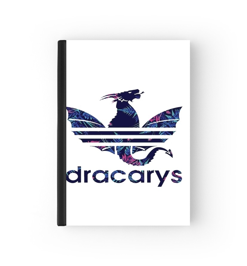  Dracarys Floral Blue para cubierta de pasaporte