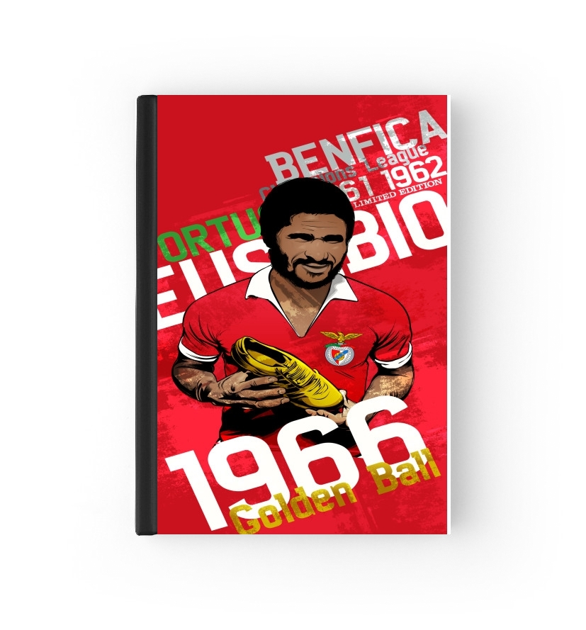  Eusebio Tribute Portugal para cubierta de pasaporte