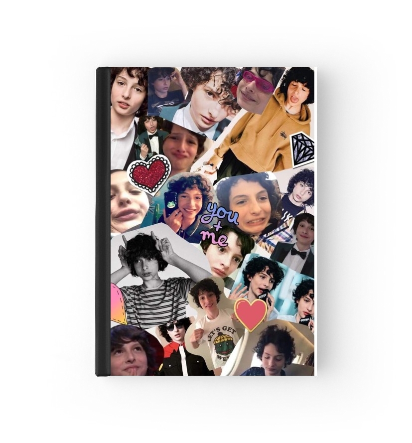  Finn wolfhard fan collage para cubierta de pasaporte