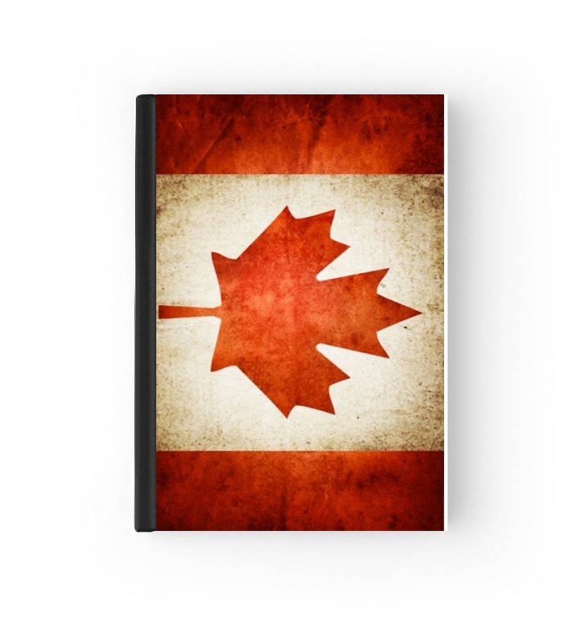  Canadian Flag Vintage para cubierta de pasaporte