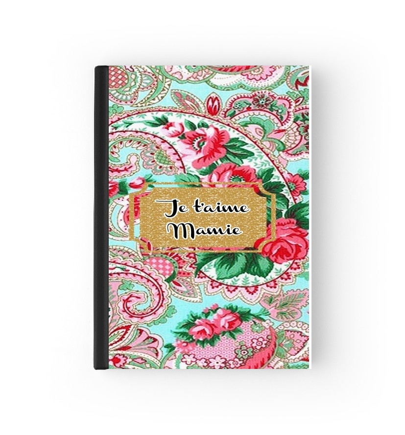  Floral Old Tissue - Je t'aime Mamie para Personalizable calendario escolar