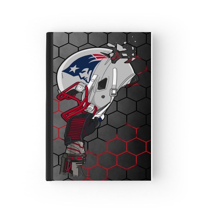  Football Helmets New England para cubierta de pasaporte