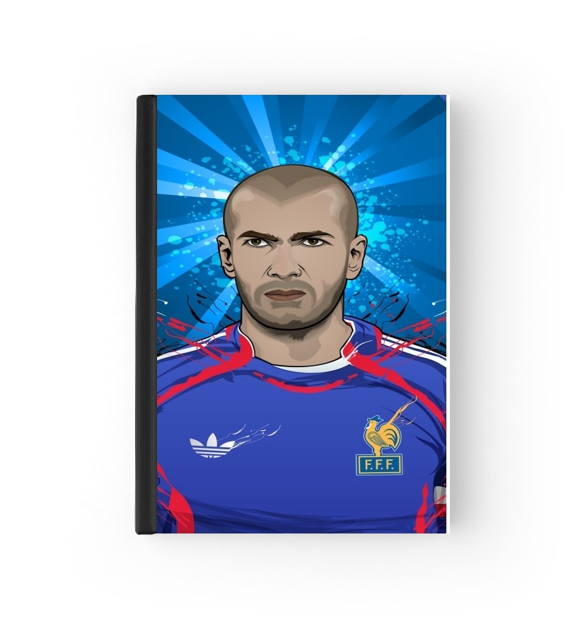  Football Legends: Zinedine Zidane France para Personalizable calendario escolar