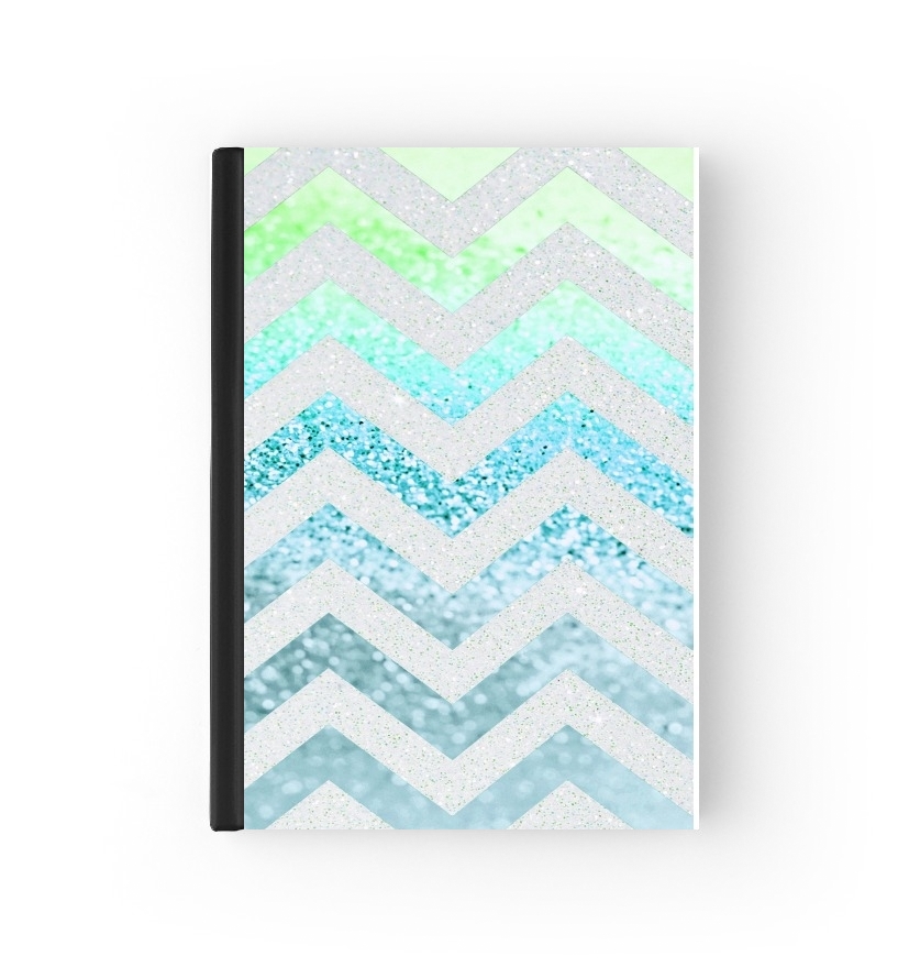  FUNKY CHEVRON BLUE para Personalizable calendario escolar