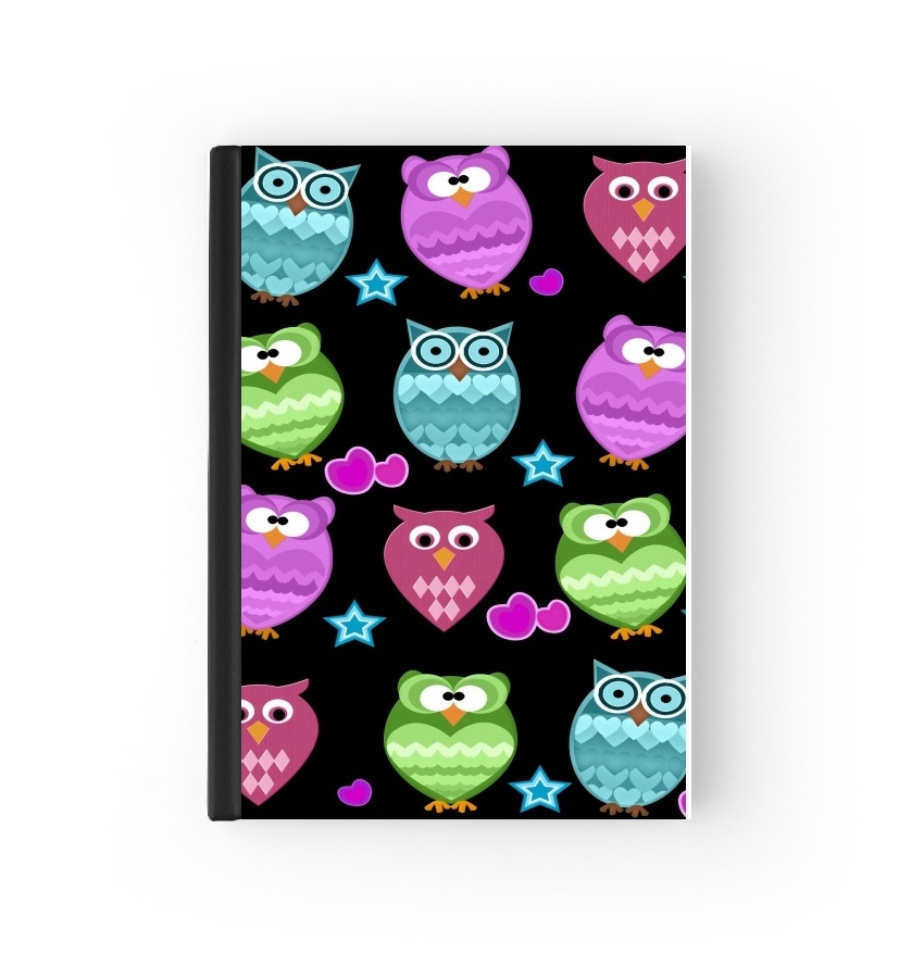  funky owls para cubierta de pasaporte