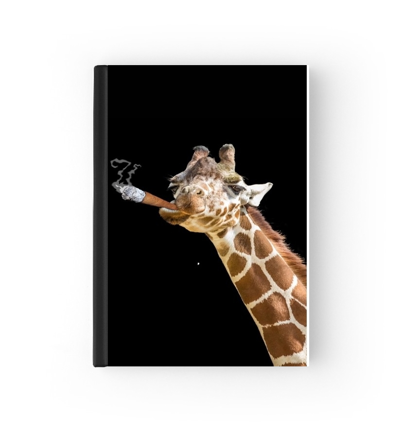  Girafe smoking cigare para cubierta de pasaporte