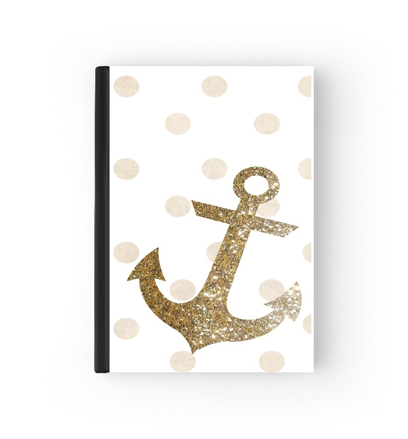  Glitter Anchor and dots in gold para Personalizable calendario escolar