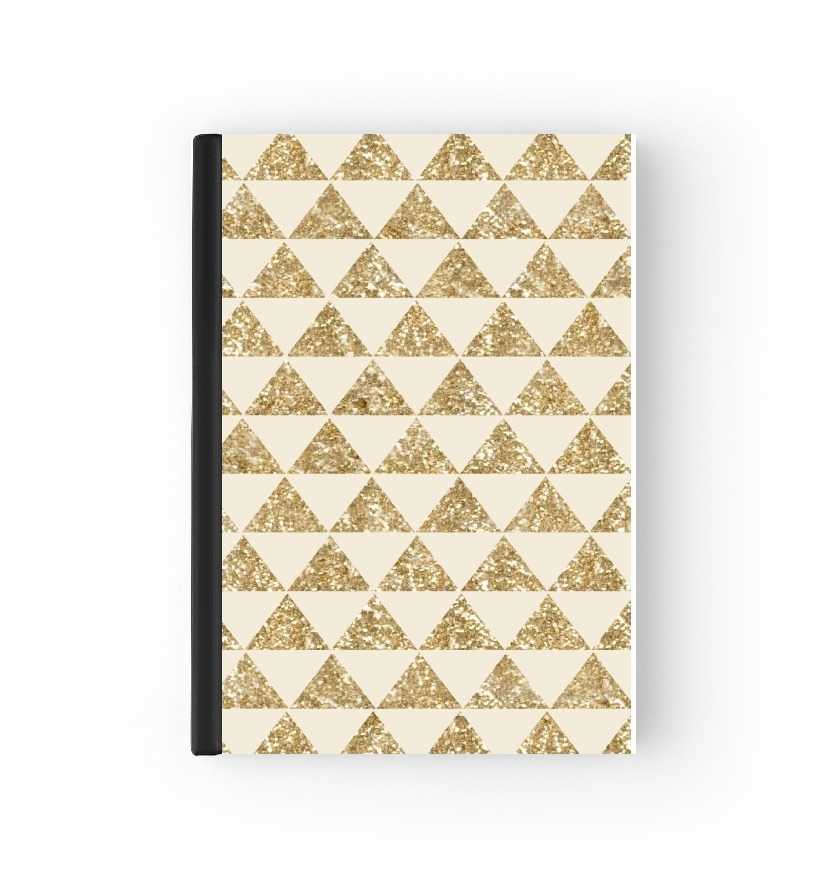  Glitter Triangles in Gold para Personalizable calendario escolar