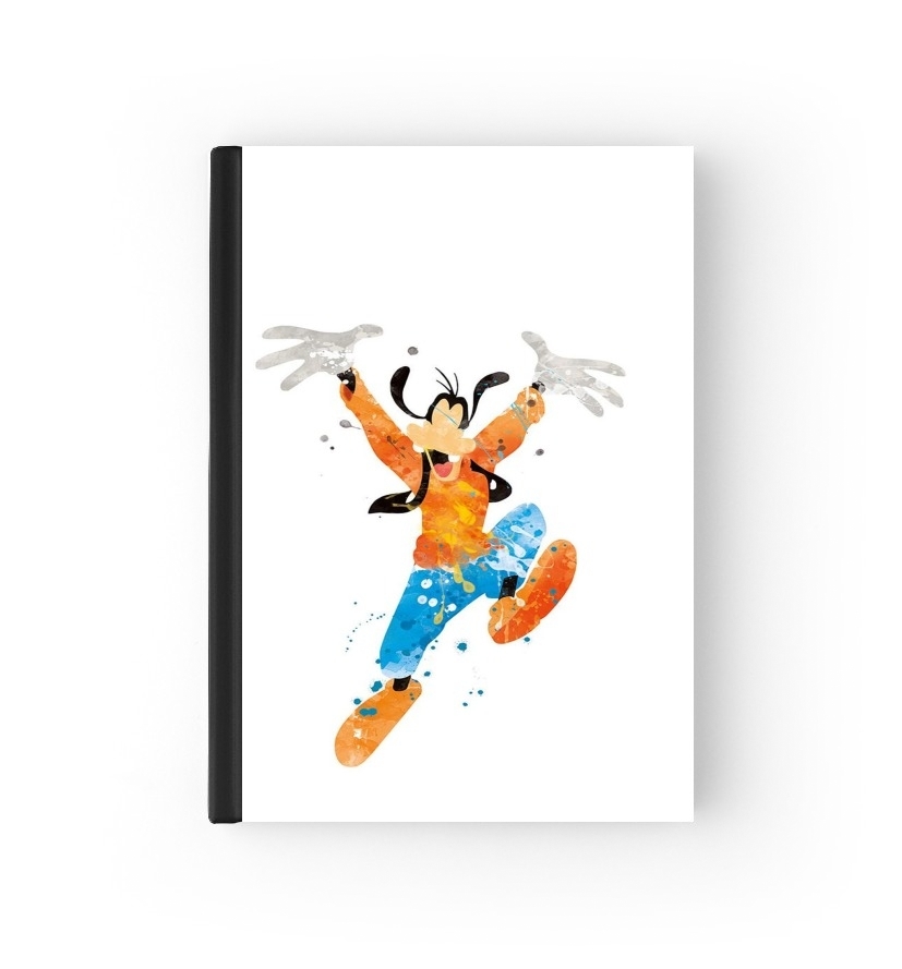  Goofy Art Watercolor para cubierta de pasaporte