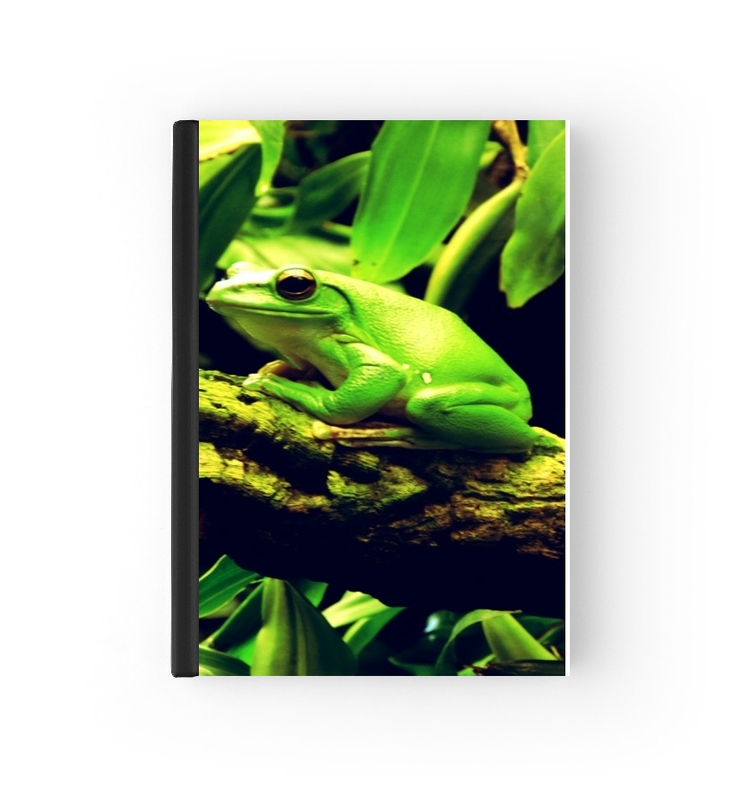  Green Frog para cubierta de pasaporte