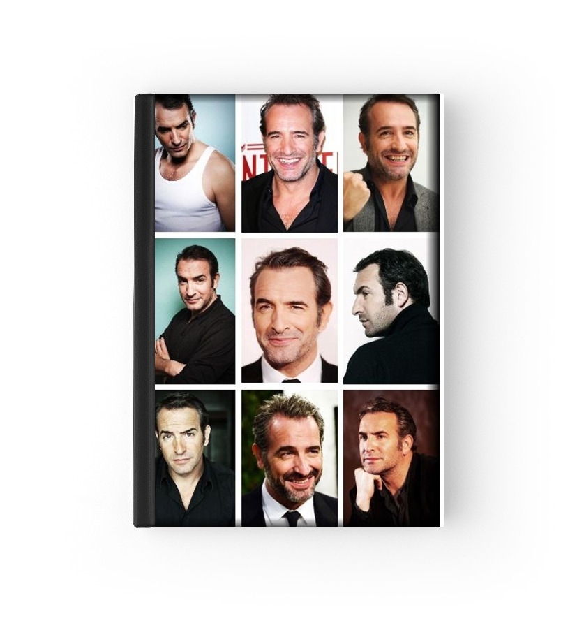  Jean Dujardin collage para cubierta de pasaporte