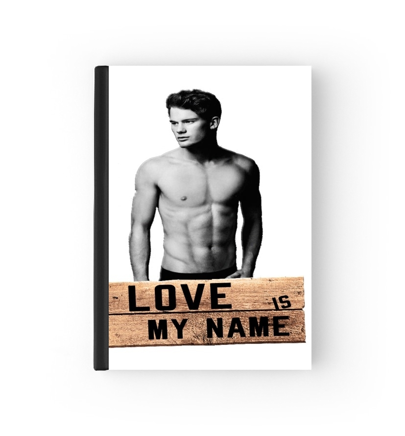  Jeremy Irvine Love is my name para cubierta de pasaporte