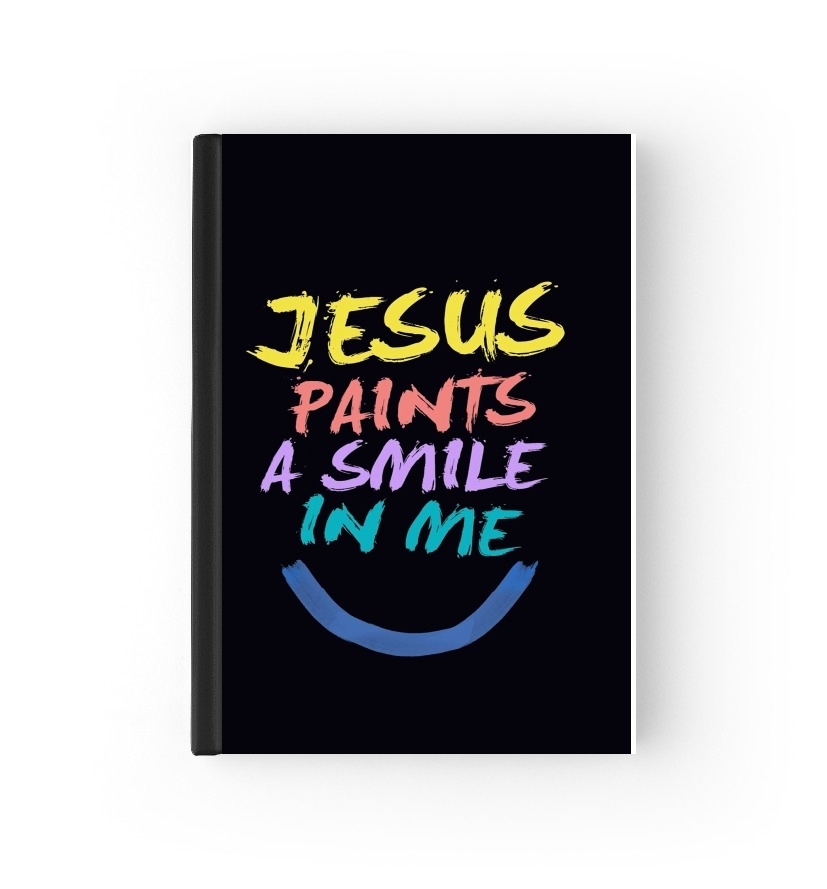  Jesus paints a smile in me Bible para cubierta de pasaporte