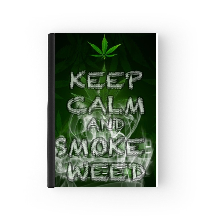  Keep Calm And Smoke Weed para cubierta de pasaporte