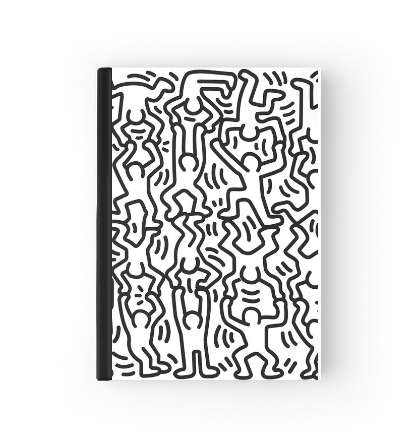  Keith haring art para cubierta de pasaporte