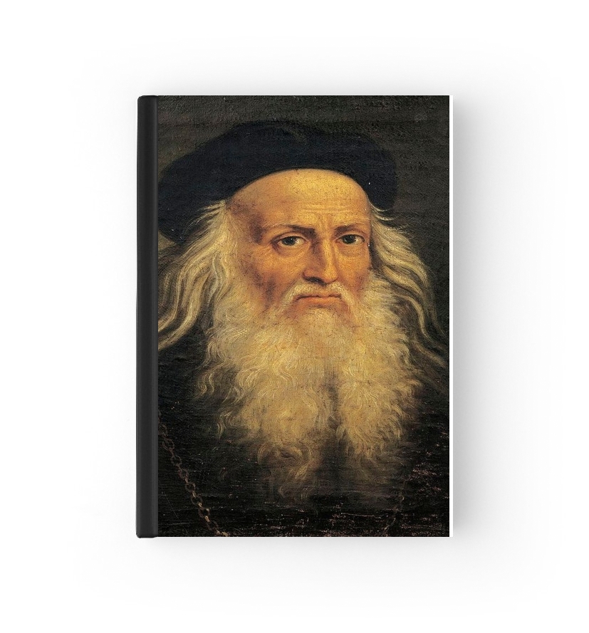  leonard de vinci portrait para cubierta de pasaporte