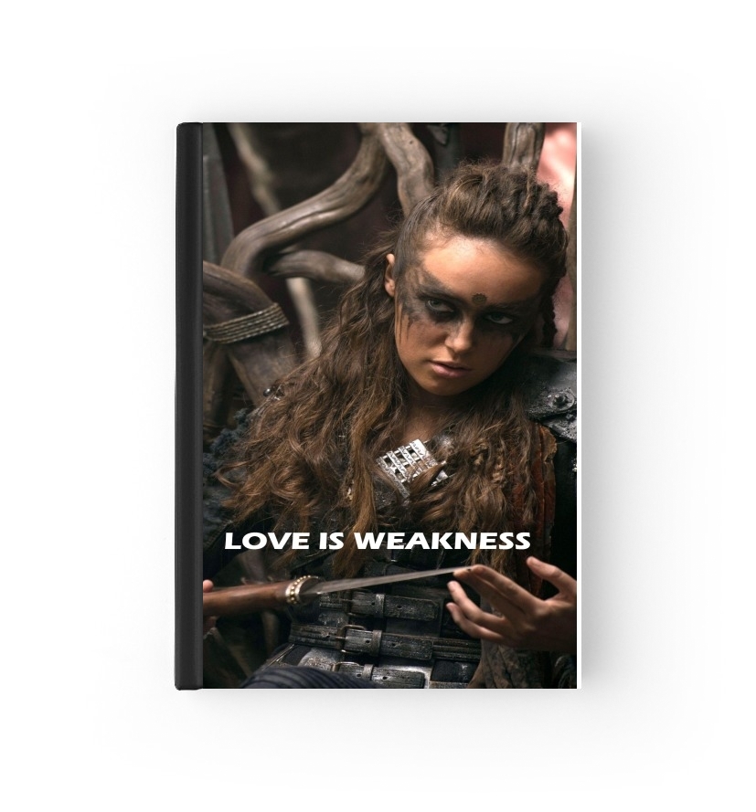  Lexa Love is weakness para cubierta de pasaporte