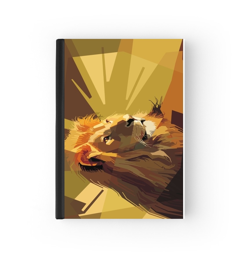  Lion Geometric Brown para Personalizable calendario escolar