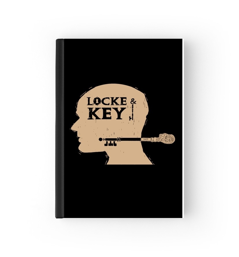  Locke Key Head Art para cubierta de pasaporte