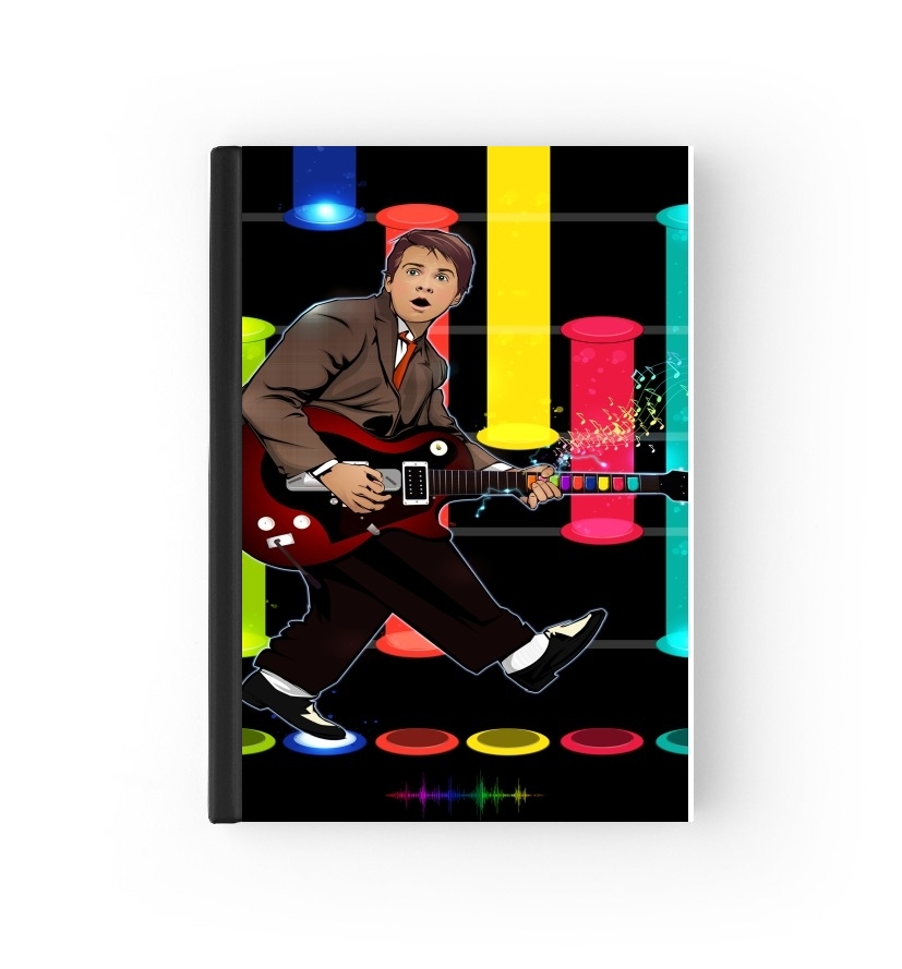  Marty McFly plays Guitar Hero para Personalizable calendario escolar