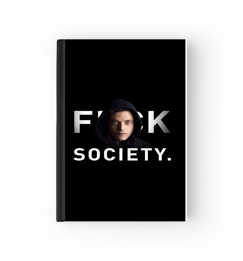  Mr Robot Fuck Society para cubierta de pasaporte