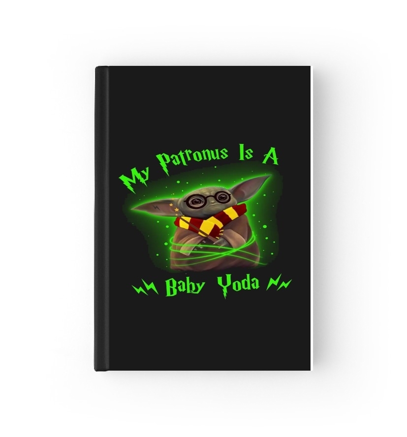  My patronus is baby yoda para cubierta de pasaporte