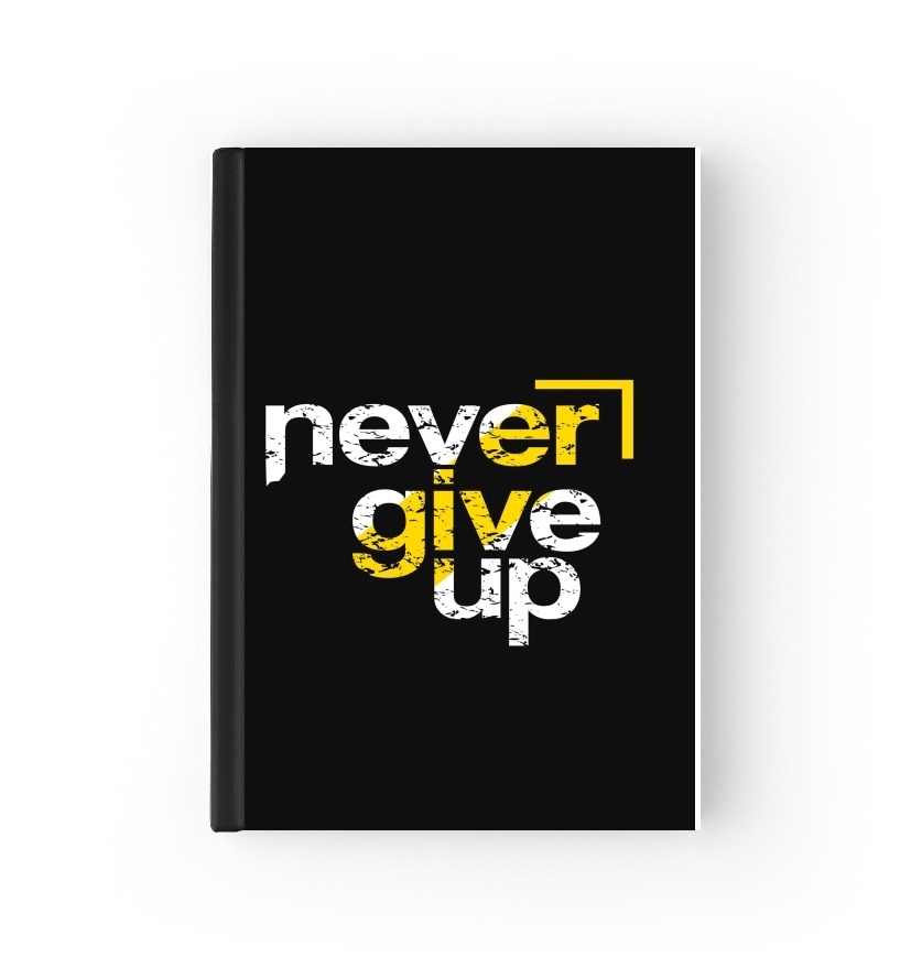  Never Give Up para cubierta de pasaporte