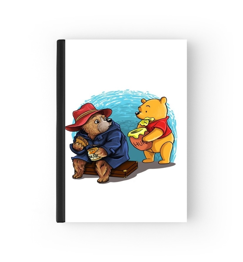  Paddington x Winnie the pooh para cubierta de pasaporte