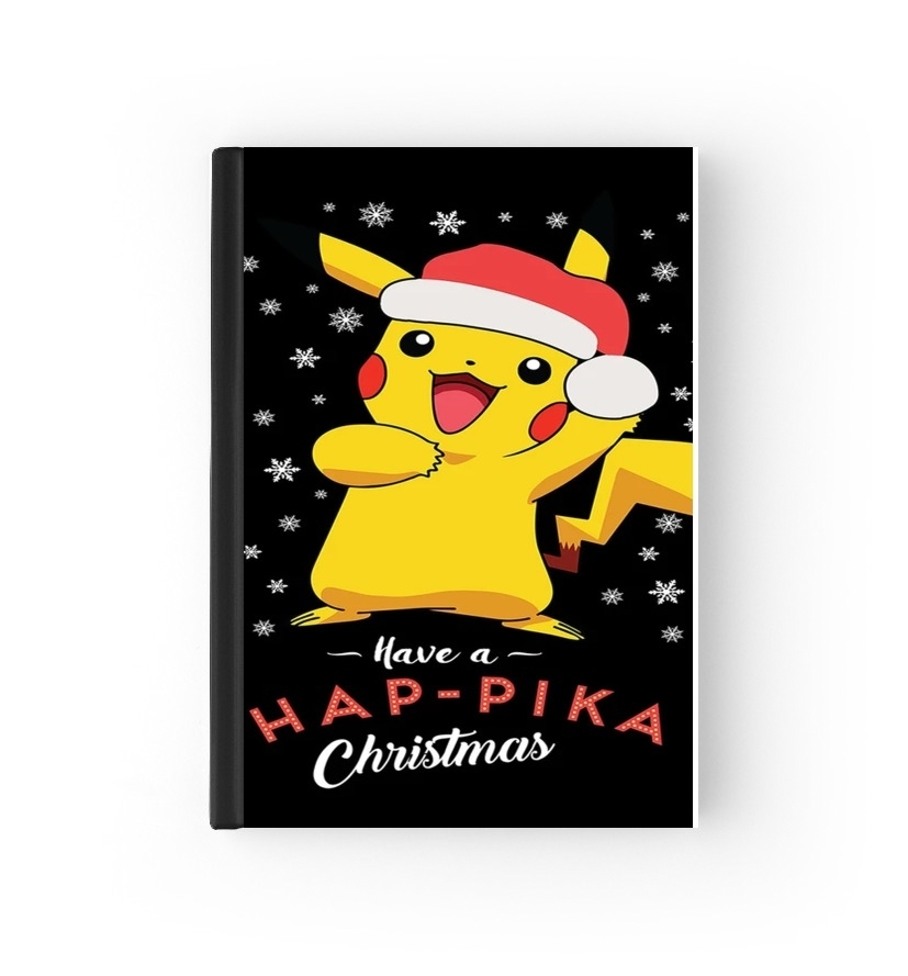  Pikachu have a Happyka Christmas para cubierta de pasaporte