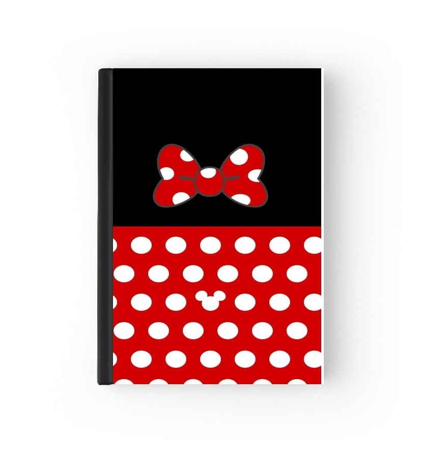  Red And Black Point Mouse para cubierta de pasaporte