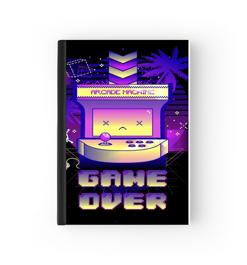  Retro Game Over para cubierta de pasaporte