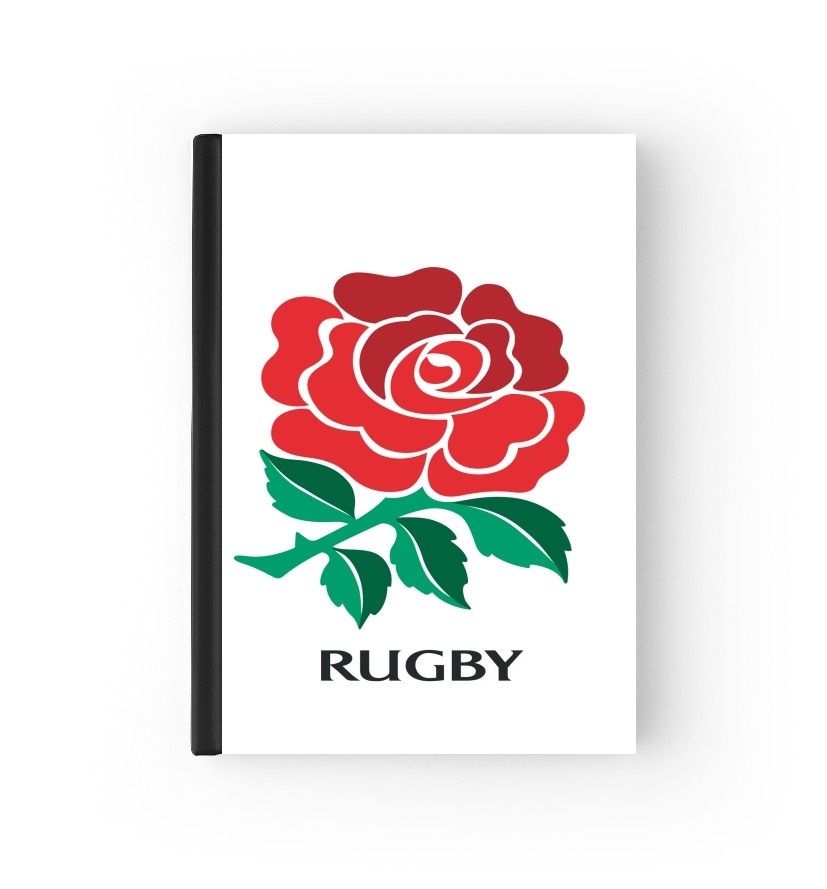  Rose Flower Rugby England para cubierta de pasaporte