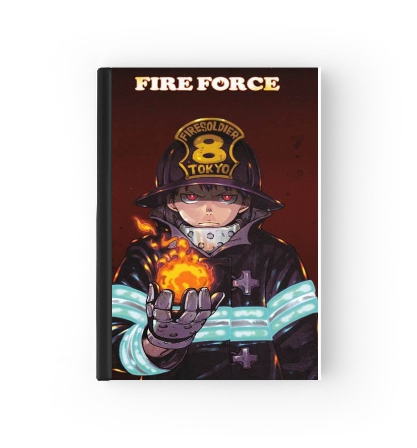  Shinra kusakabe fire force para cubierta de pasaporte