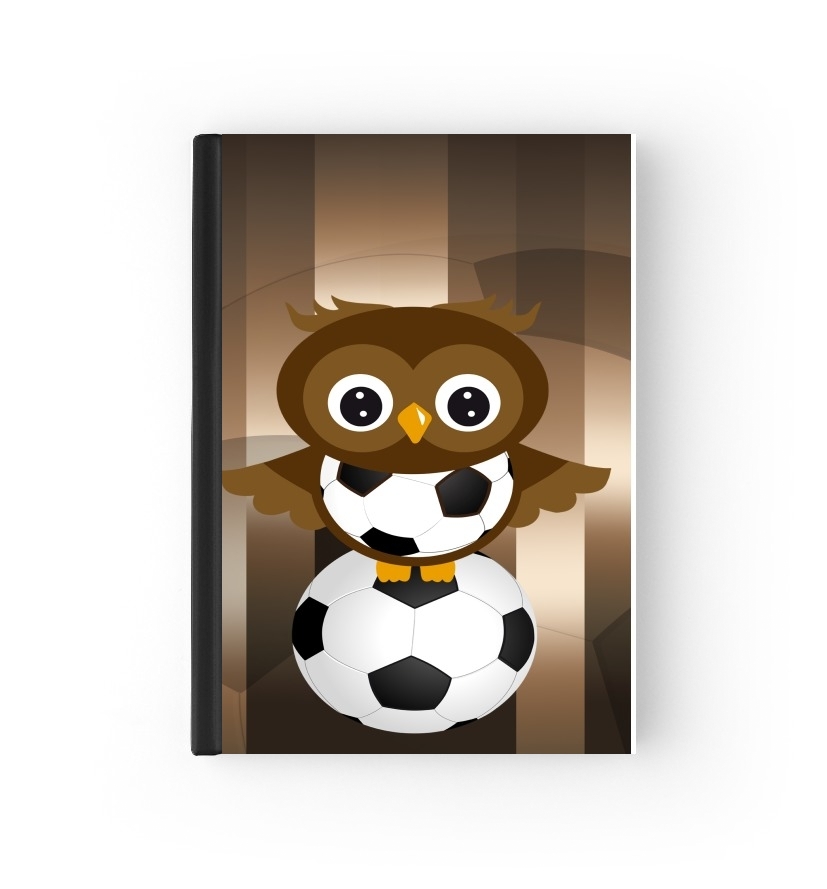  Soccer Owl para cubierta de pasaporte