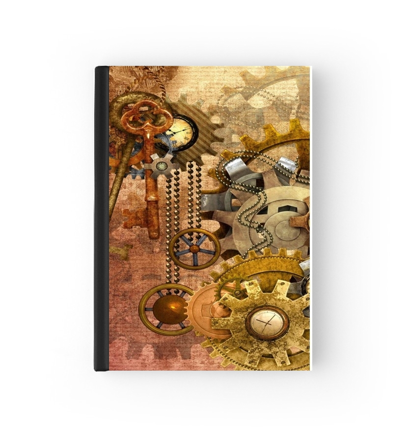  steampunk para cubierta de pasaporte