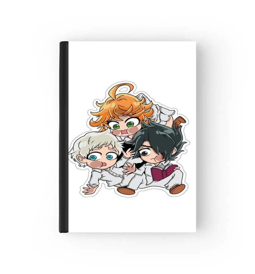  The Promised Neverland - Emma, Ray, Norman Chibi para Personalizable calendario escolar