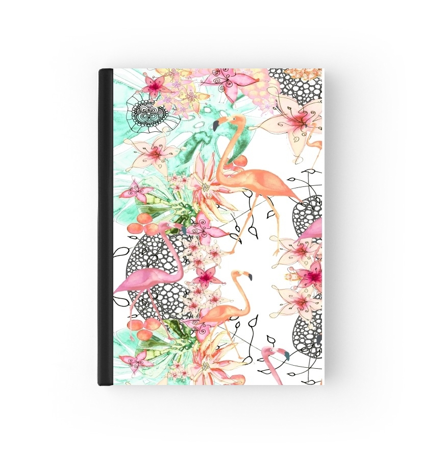  TROPICAL FFLAMINGO para Personalizable calendario escolar