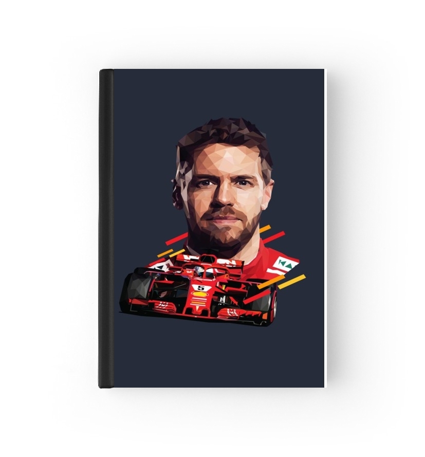  Vettel Formula One Driver para cubierta de pasaporte