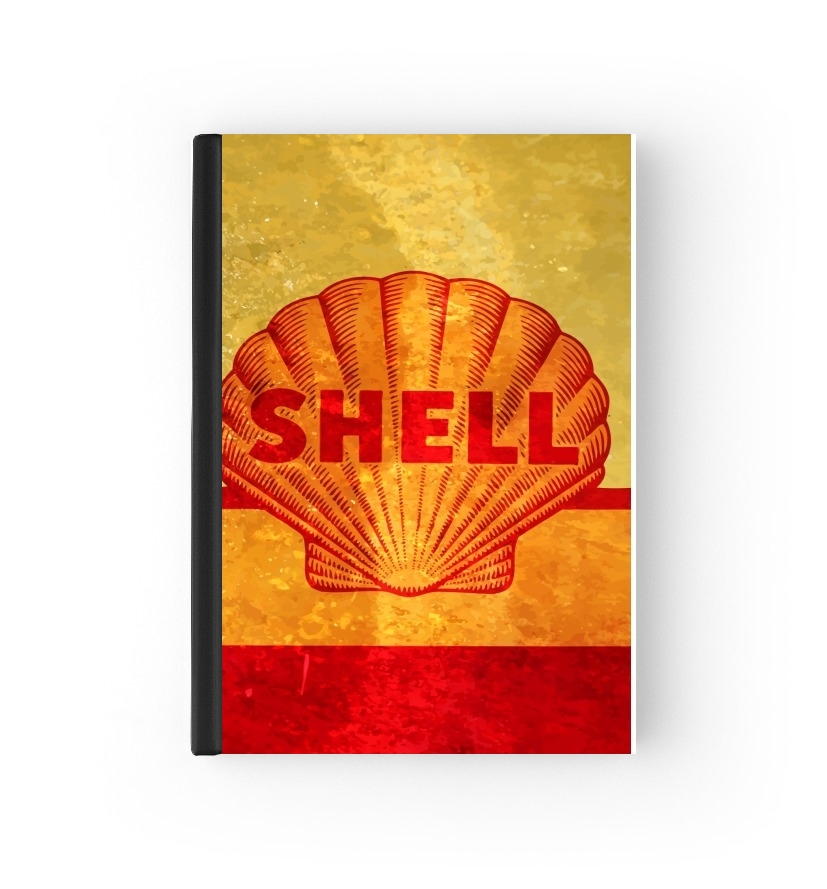  Vintage Gas Station Shell para cubierta de pasaporte